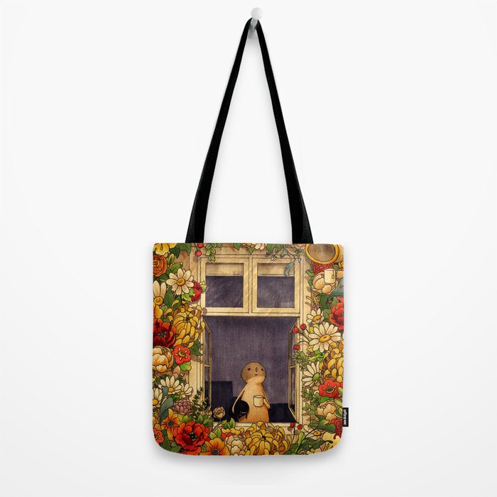 Flower Garden Tote Bag Gallery Image 2