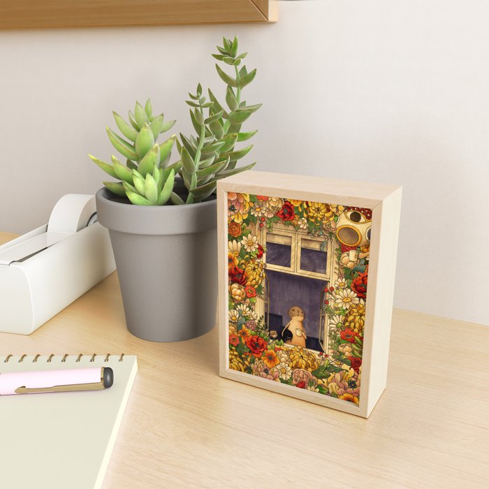 Flower Garden Mini Art Print Gallery Image 2