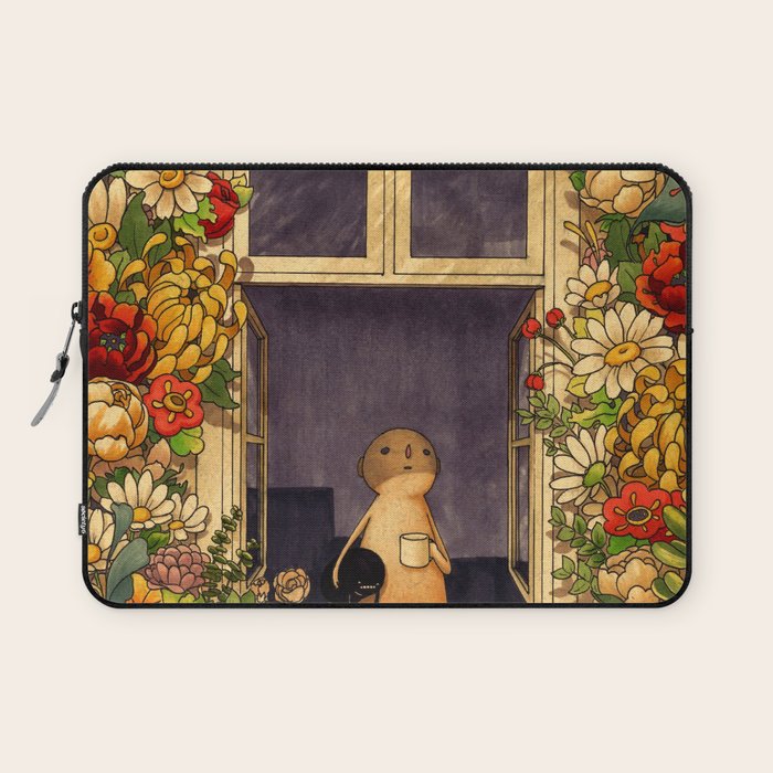Flower Garden Laptop Sleeve Gallery Image 1