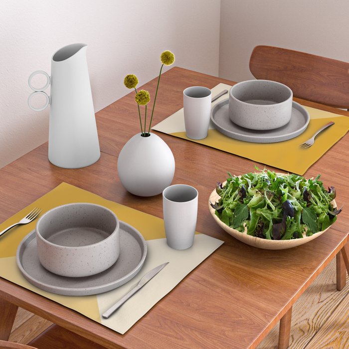 Mustard Tones Placemat Gallery Image 2