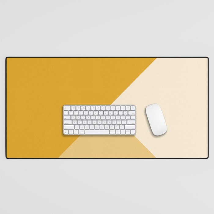 Mustard Tones Desk Mat Gallery Image 1