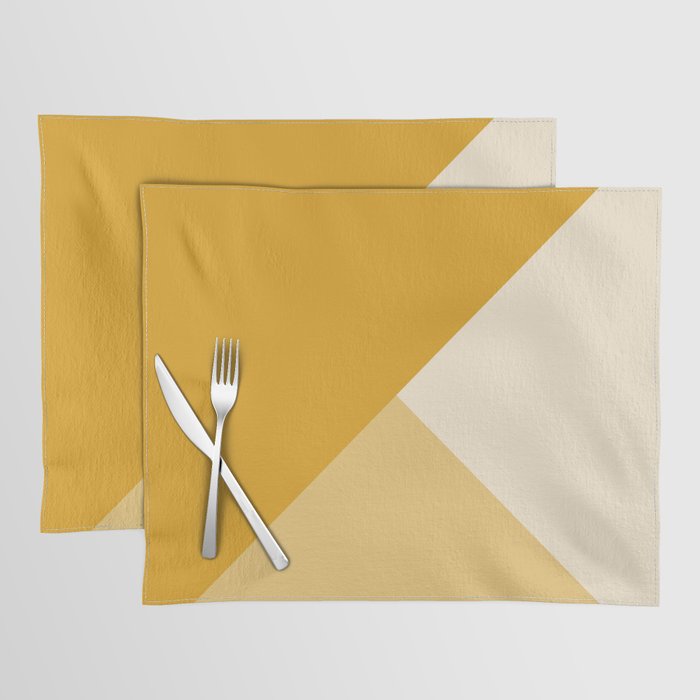 Mustard Tones Placemat Gallery Image 1