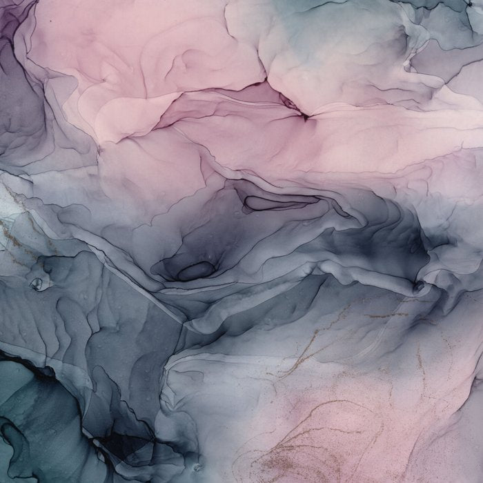 Blush Gray Blue Flowing Abstract Glow Up 1 Coffee Mug Gallery Image 2