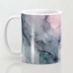 Blush Gray Blue Flowing Abstract Glow Up 1 Coffee Mug Gallery Image 3