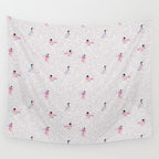 Mallard Duck Tales Chinoiserie Beige Wall Tapestry Gallery Image 4