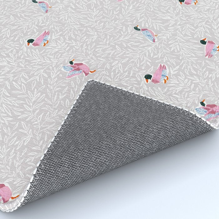 Mallard Duck Tales Chinoiserie Beige Rug Gallery Image 4