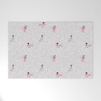 Mallard Duck Tales Chinoiserie Beige Welcome Mat Gallery Image 1