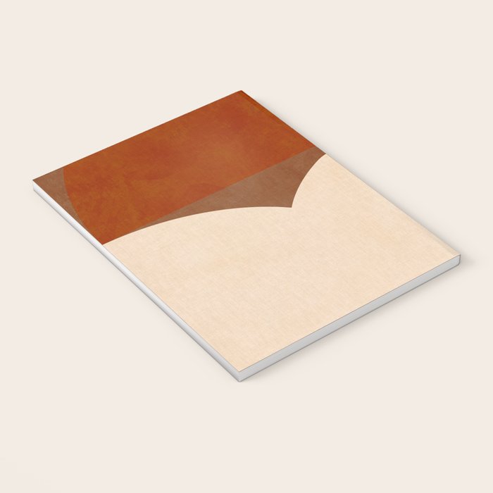 abstract retro shapes earthy 8 Notebook Gallery Image 3