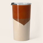 abstract retro shapes earthy 8 Travel Mug Gallery Image 3