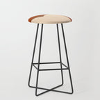 abstract retro shapes earthy 8 Stool Gallery Image 1