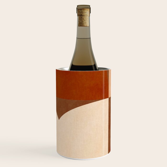 abstract retro shapes earthy 8 Wine Chiller Gallery Image 1