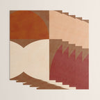 abstract retro shapes earthy 8 Wrapping Paper Gallery Image 3