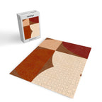 abstract retro shapes earthy 8 Jigsaw Puzzle Gallery Image 2