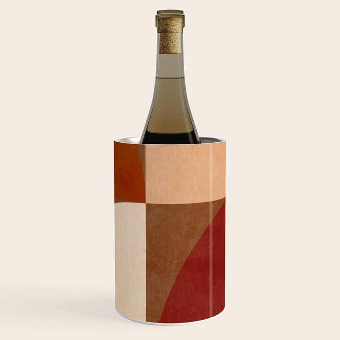 abstract retro shapes earthy 8 Wine Chiller Gallery Image 3
