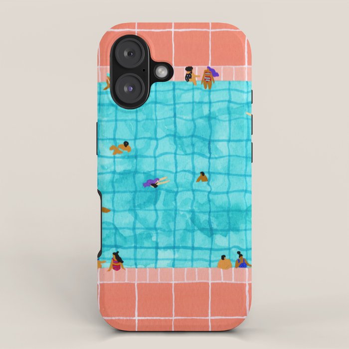 Coral Pool iPhone Case Gallery Image 1