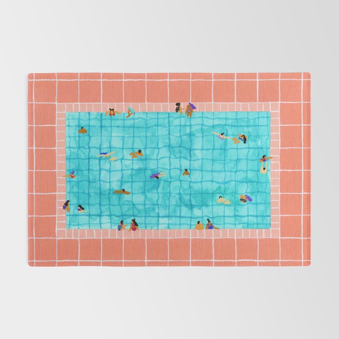 Coral Pool Rug Gallery Image 2