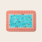 Coral Pool Bath Mat Gallery Image 1
