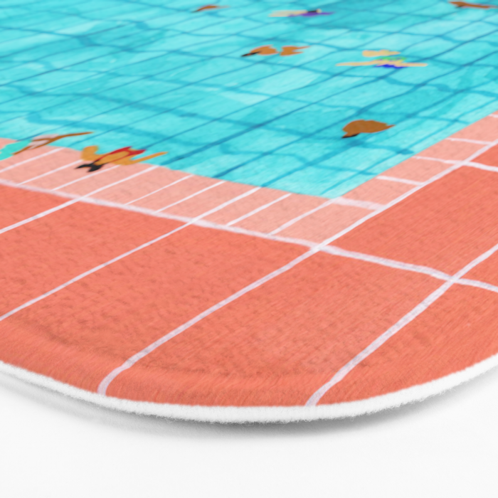 Coral Pool Bath Mat Gallery Image 3