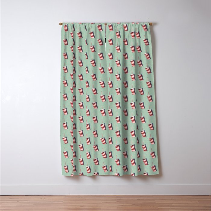 FAST FOOD / Softdrink - pattern Window Curtain Gallery Image 3