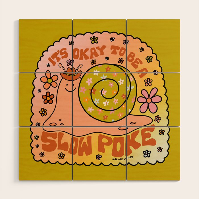 Slow Poke Wood Wall Art Gallery Image 1