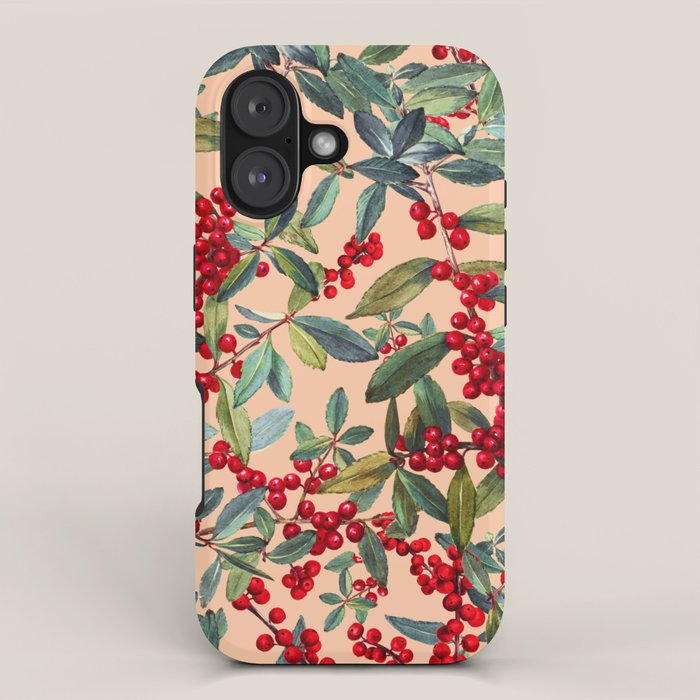 Red Chokeberry iPhone Case Gallery Image 1