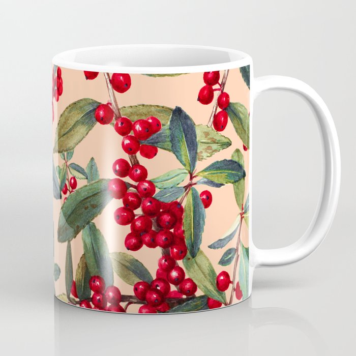 Red Chokeberry Coffee Mug Gallery Image 1