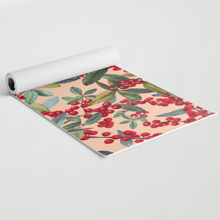 Red Chokeberry Yoga Mat Gallery Image 2