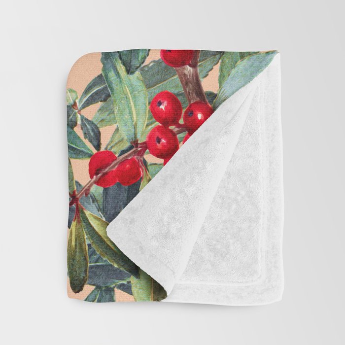 Red Chokeberry Throw Blanket Gallery Image 3