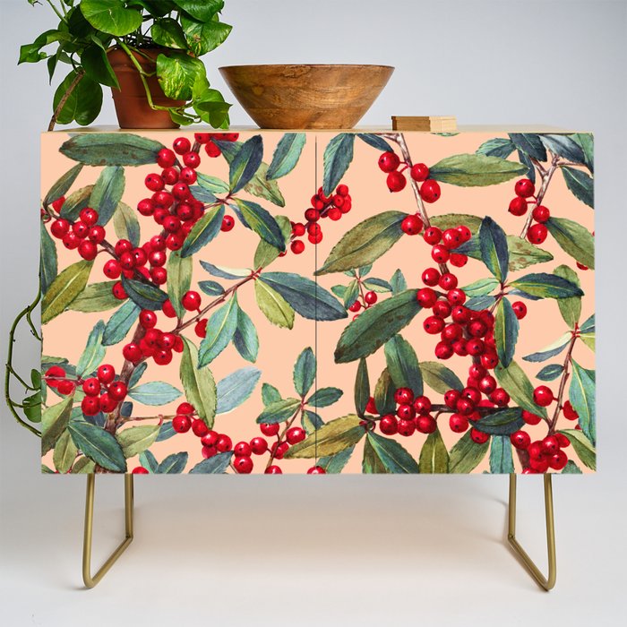 Red Chokeberry Credenza Gallery Image 1