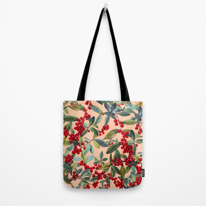 Red Chokeberry Tote Bag Gallery Image 2