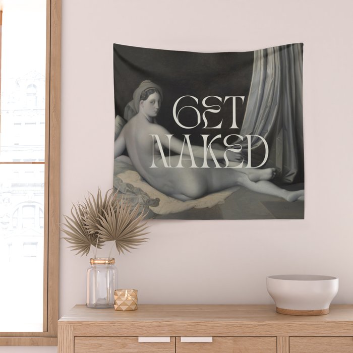 Get Naked Wall Tapestry Gallery Image 2