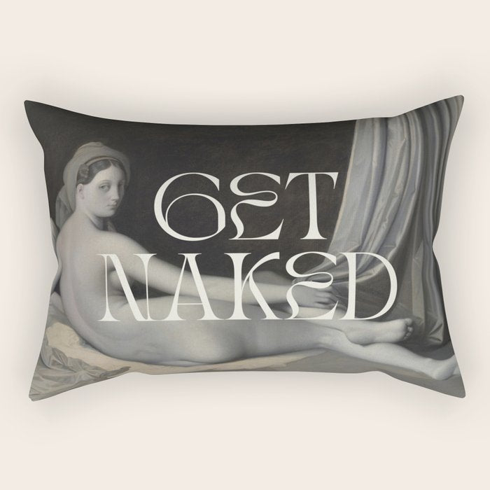 Get Naked Rectangular Pillow Gallery Image 1