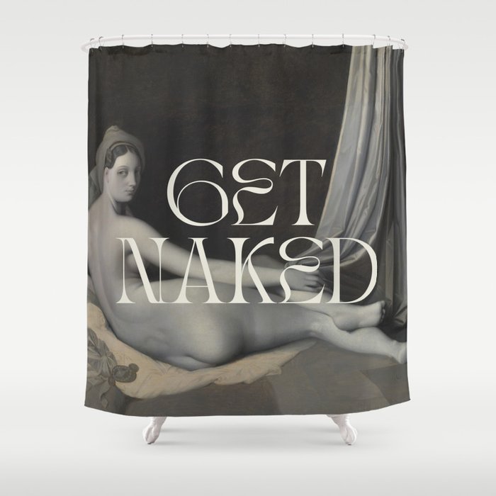 Get Naked Shower Curtain Gallery Image 1
