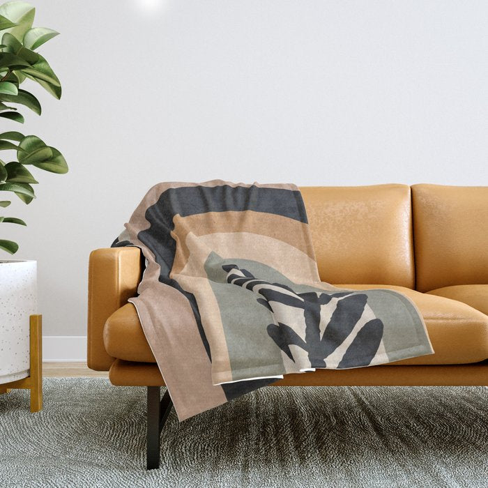 Abstract Art Rainbow 2 Throw Blanket Gallery Image 1