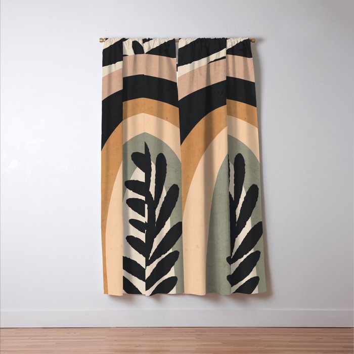 Abstract Art Rainbow 2 Window Curtain Gallery Image 3