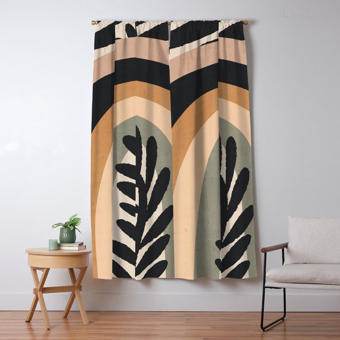 Abstract Art Rainbow 2 Window Curtain Gallery Image 5