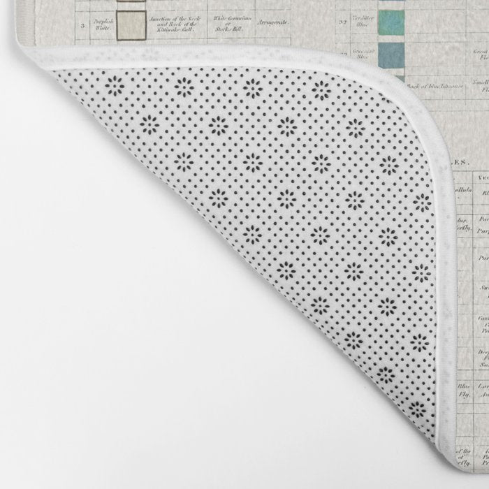 Werner's nomenclature of colour Version II Bath Mat Gallery Image 2
