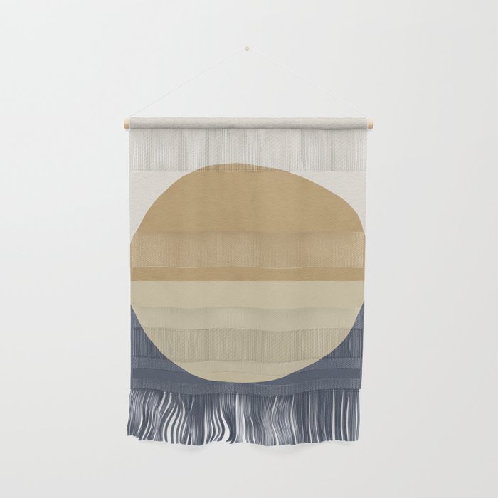 Horizon Abstract - Gold Wall Hanging Gallery Image 1