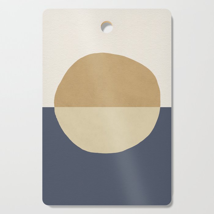 Horizon Abstract - Gold Cutting Board Gallery Image 1