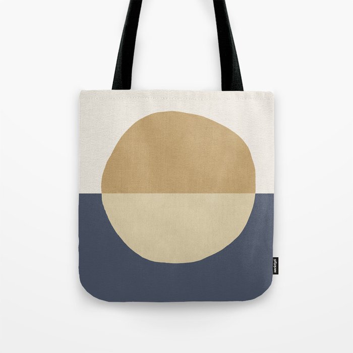 Horizon Abstract - Gold Tote Bag Gallery Image 1