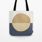 Horizon Abstract - Gold Tote Bag Gallery Image 1