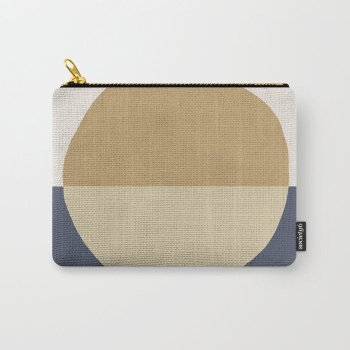 Horizon Abstract - Gold Carry All Pouch Gallery Image 1