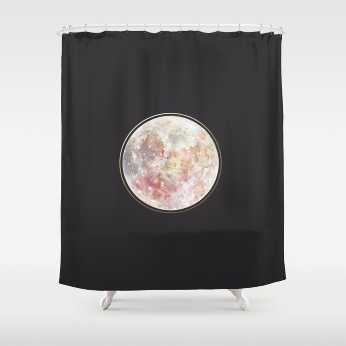 Full Moon Shower Curtain Gallery Image 1