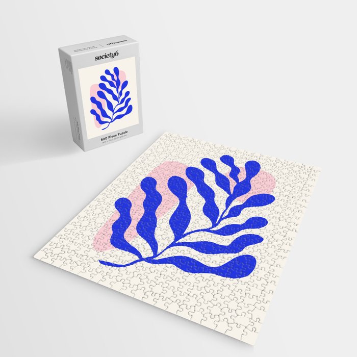 Blue Matisse Ferns Jigsaw Puzzle Gallery Image 2
