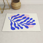 Blue Matisse Ferns Rug Gallery Image 1