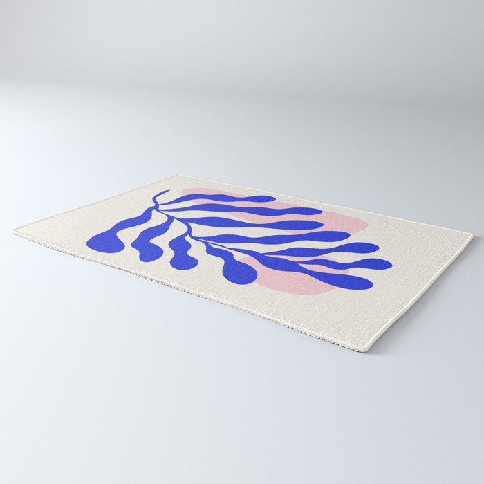 Blue Matisse Ferns Rug Gallery Image 3
