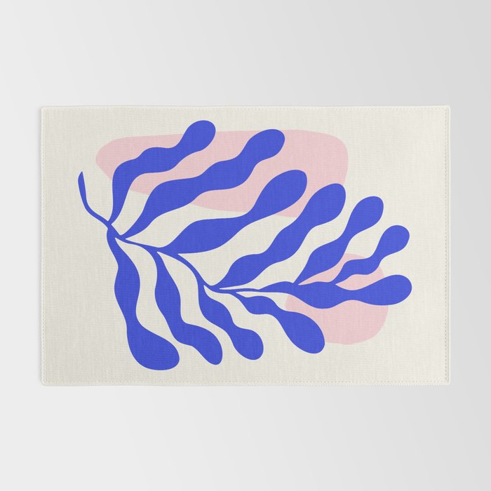 Blue Matisse Ferns Rug Gallery Image 2