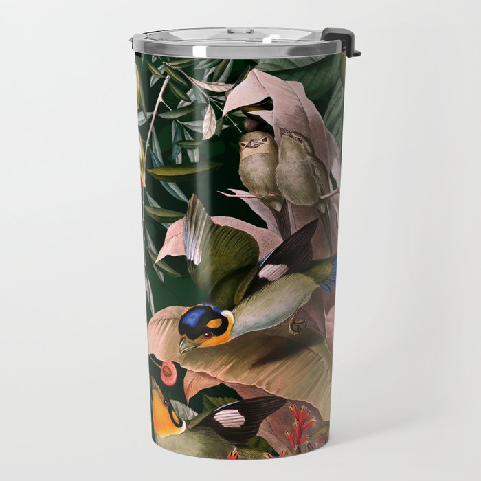 Floral and Birds XXV Travel Mug Gallery Image 2