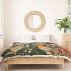 Floral and Birds XXV Duvet Cover Gallery Image 3
