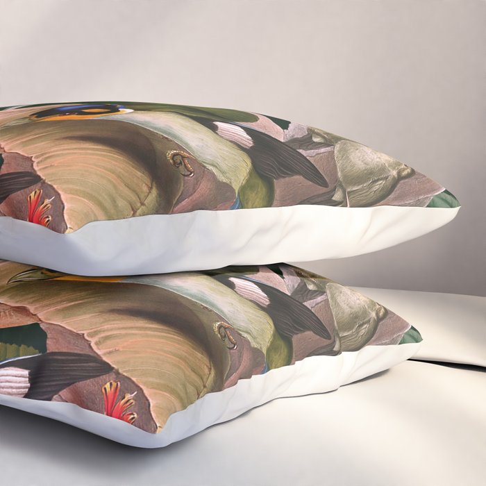 Floral and Birds XXV Pillow Sham Gallery Image 3